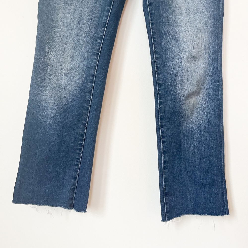 Judy Blue Straight Fit Distressed Denim Jeans Womens 28 Dark Wash Straight Leg - Picture 4 of 14
